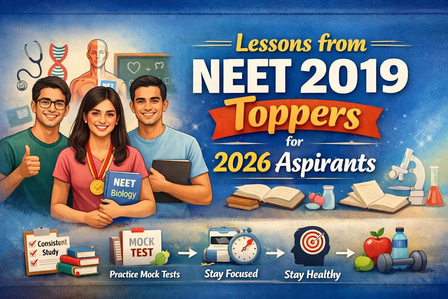 Lessons from NEET 2019 Toppers for 2026 Aspirants